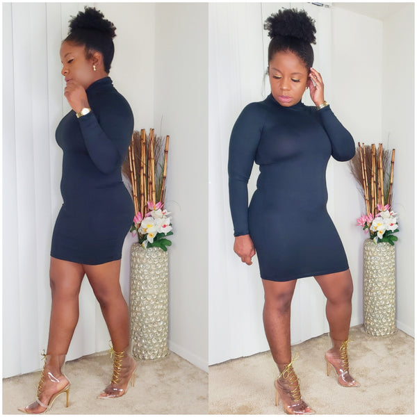 COMEBACK - Turtleneck Mini Dress