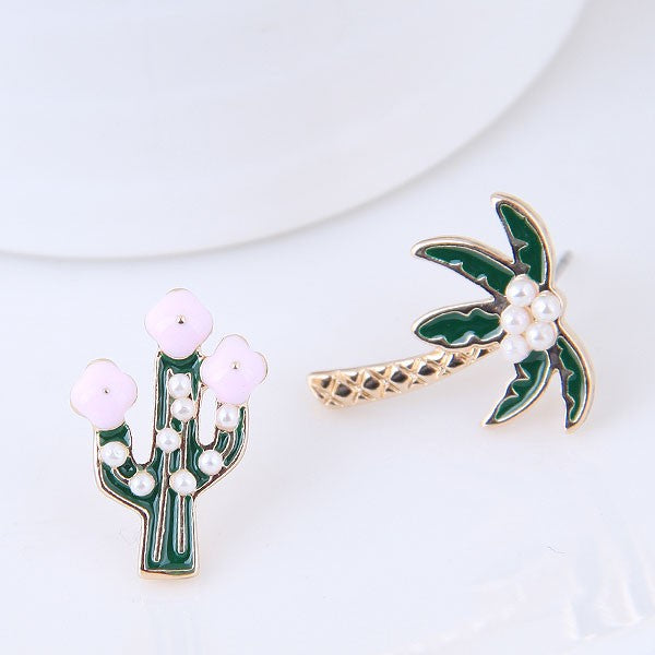 Palm-Tree-Stud-Set