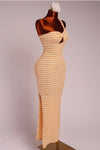RIVIERA Stripe Maxi Dress