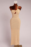 RIVIERA Stripe Maxi Dress