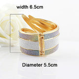 DARLA - Gold Wing Cuff Bracelet