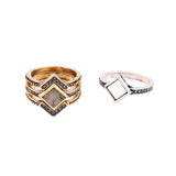 AMI - Geo Gladiator Ring Set